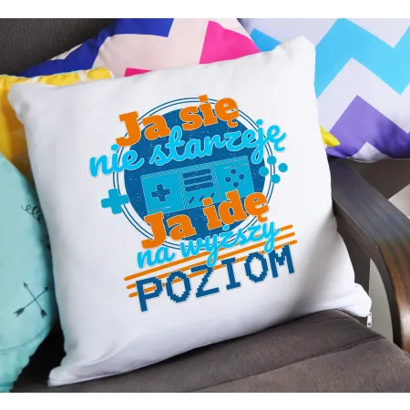 Poduszka dla gracza GAMER Idę na wyższy poziom